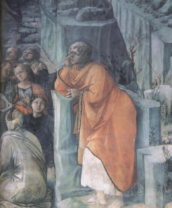 Fra Filippo Lippi Details of The Mission of St John the Bapitst oil painting image